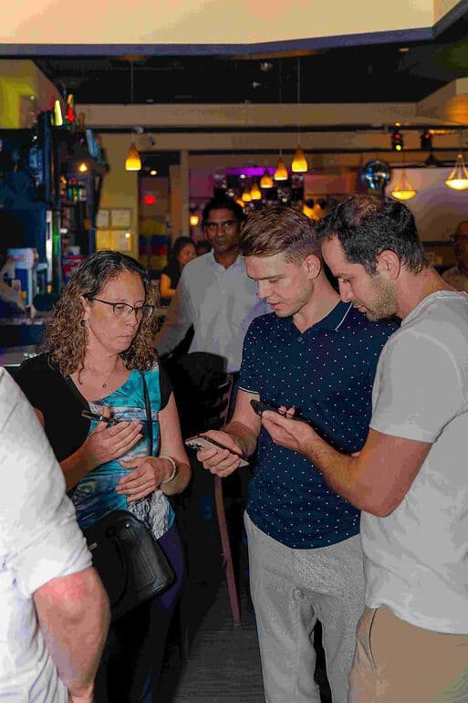 Users engaging with Jam Bingo app