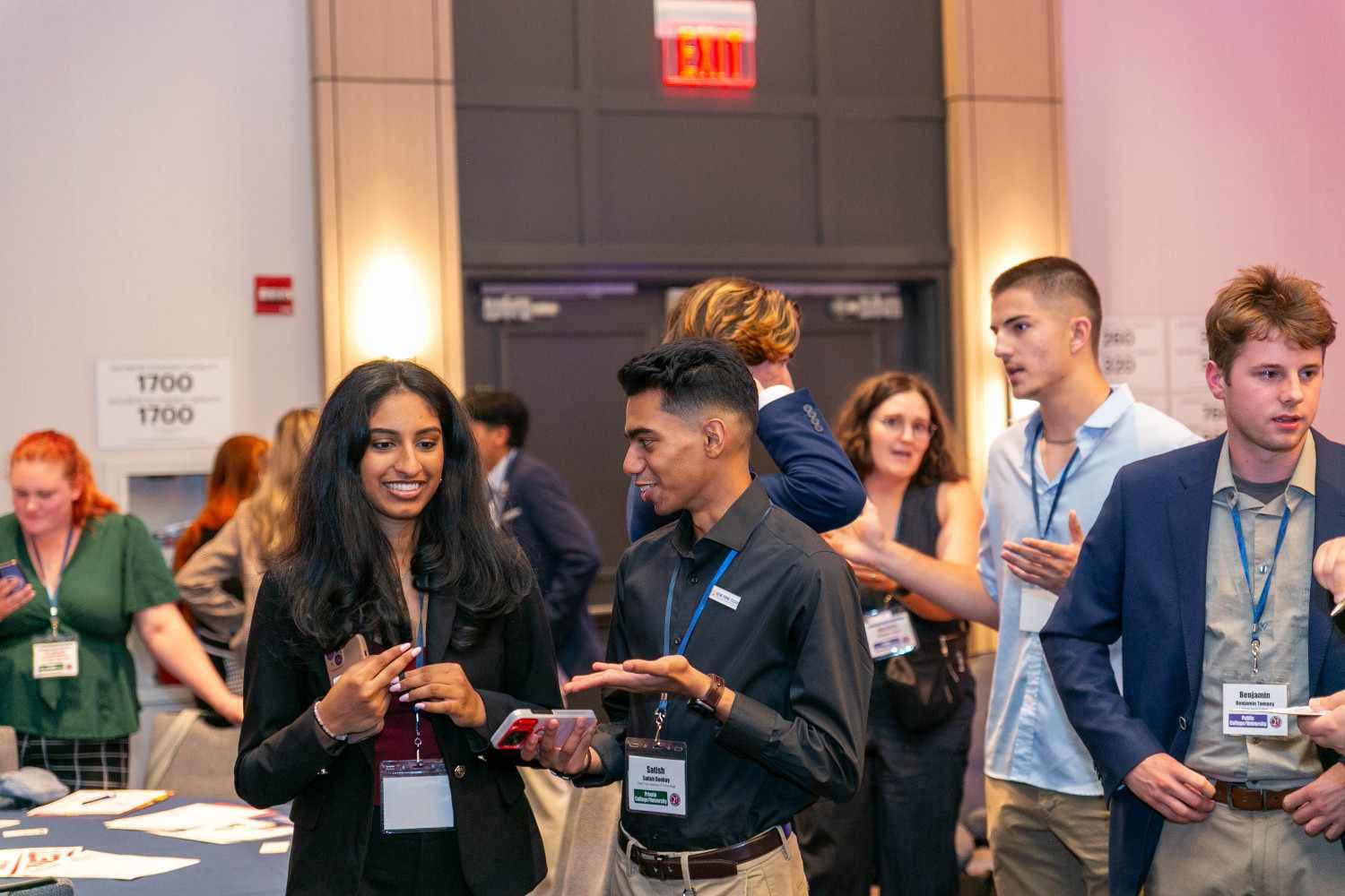 Networking session during JamSocial event