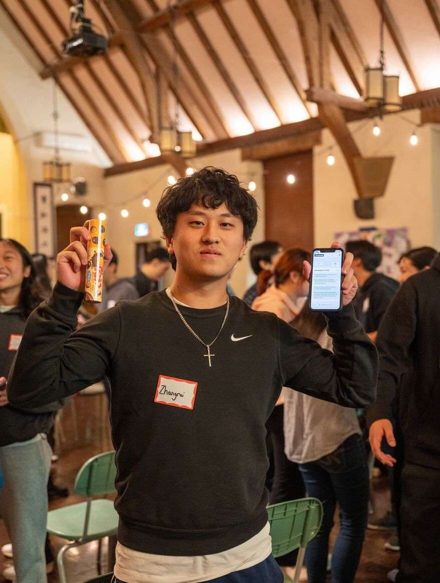 Participants networking at JamSocial