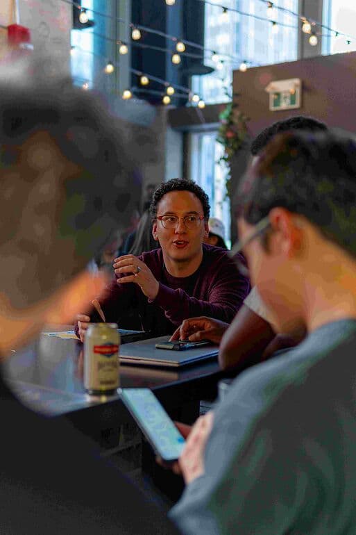 Users engaging with Jam Bingo app